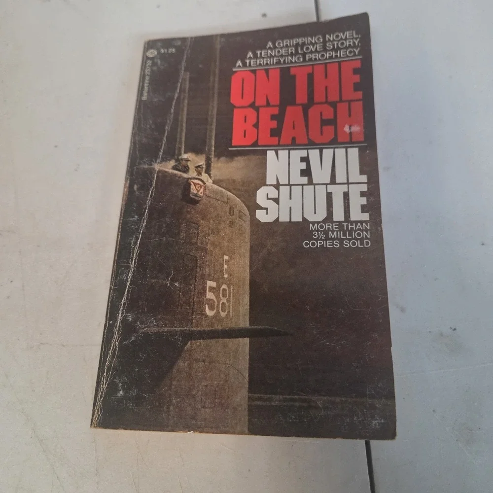 On The Beach by Nevil Shute 1974, Ballantine Books Pbk Nuclear WAR 1st Printing